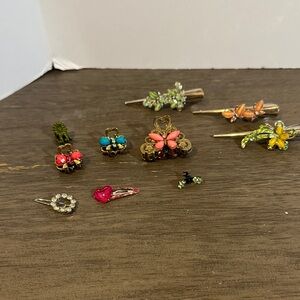 Fashion hair clips cute y2k hair clips lot of 9 piece